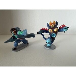 Disney Pixar Onward Ian Lightfoot & Manticore Figure Lot 5" PVC